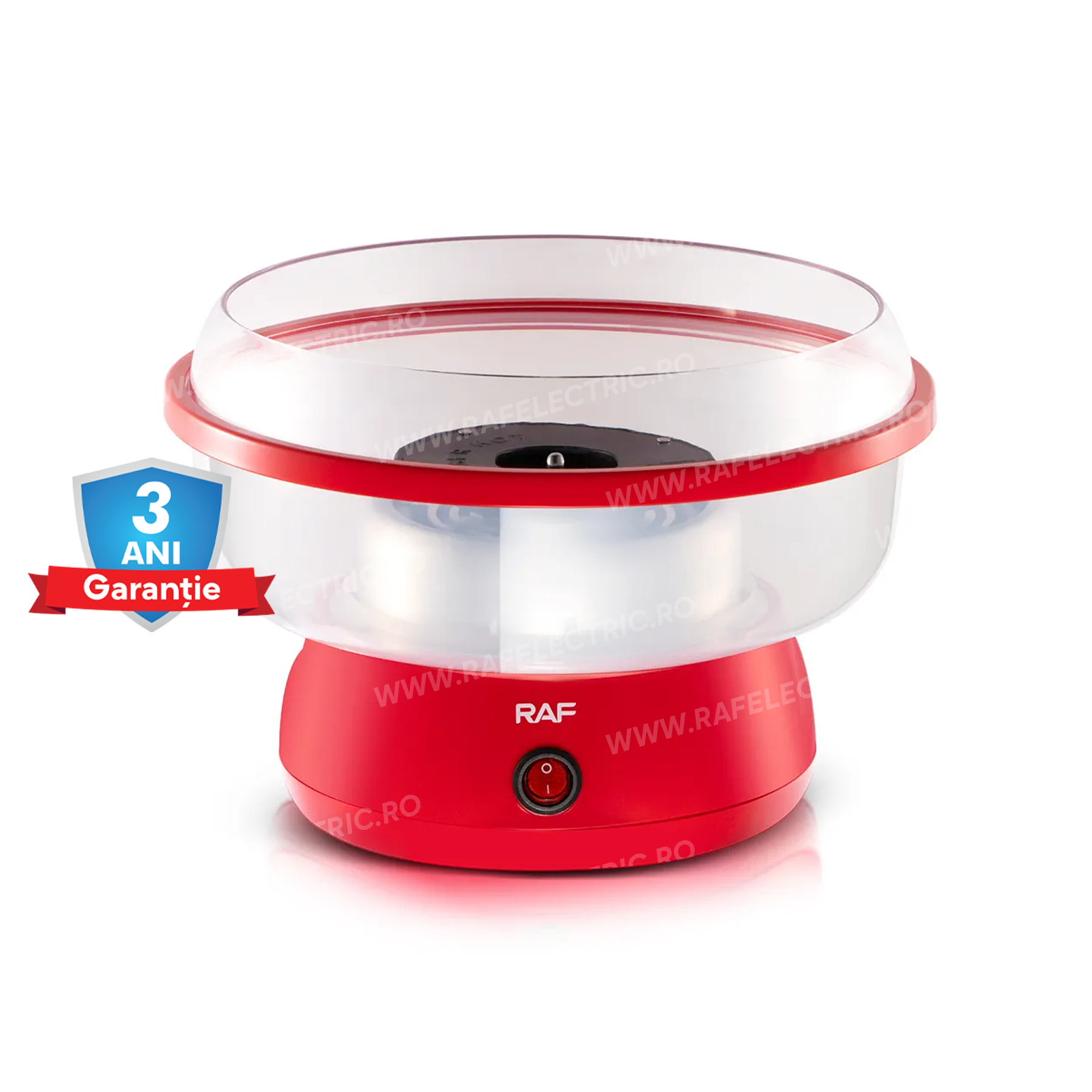 Aparat de Facut Vata de Zahar RAF 0001 - Capacitate 12 g, Putere 500W