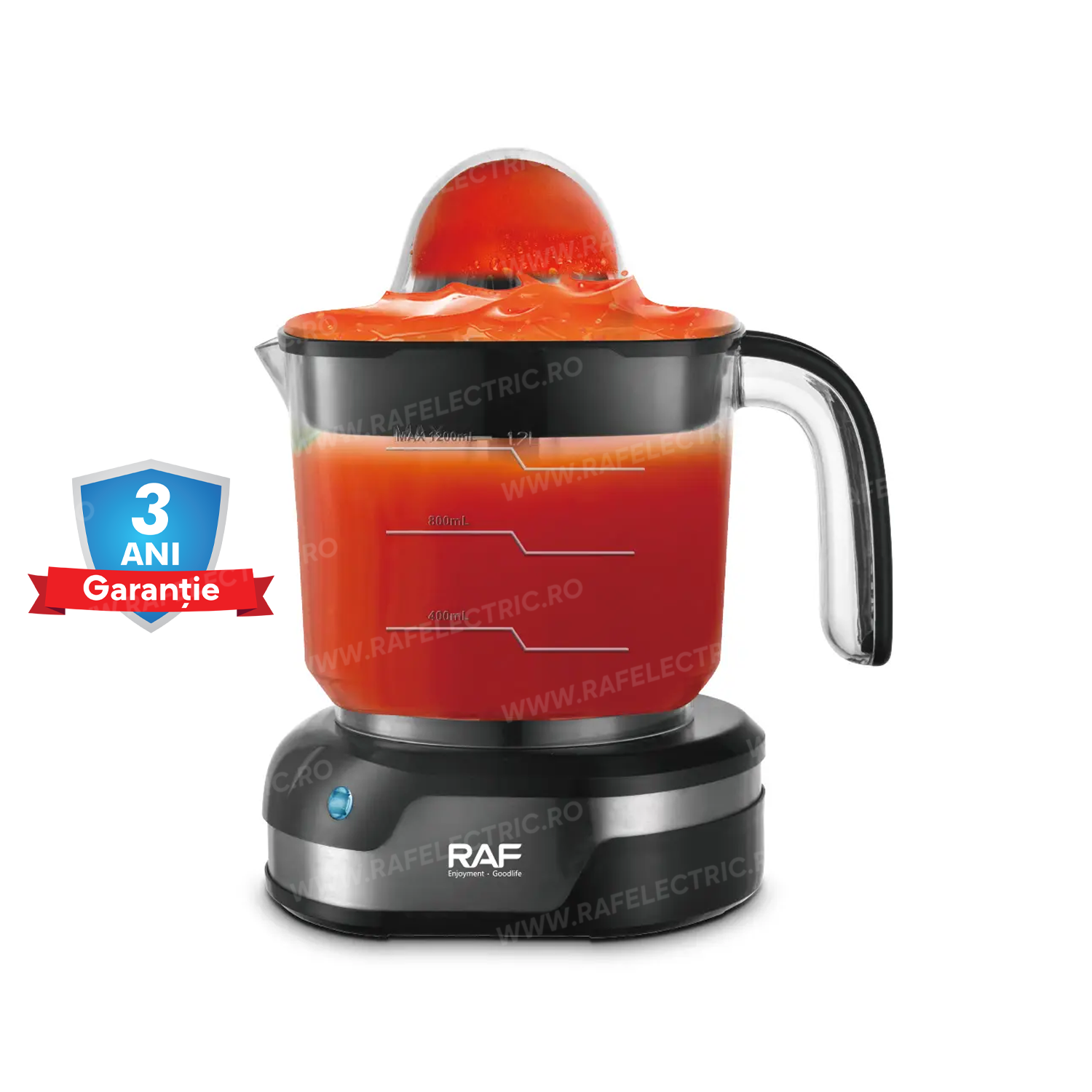 Сокоизтисквачка за плодове и зеленчуци RAF 638 Вместимост 1.2л