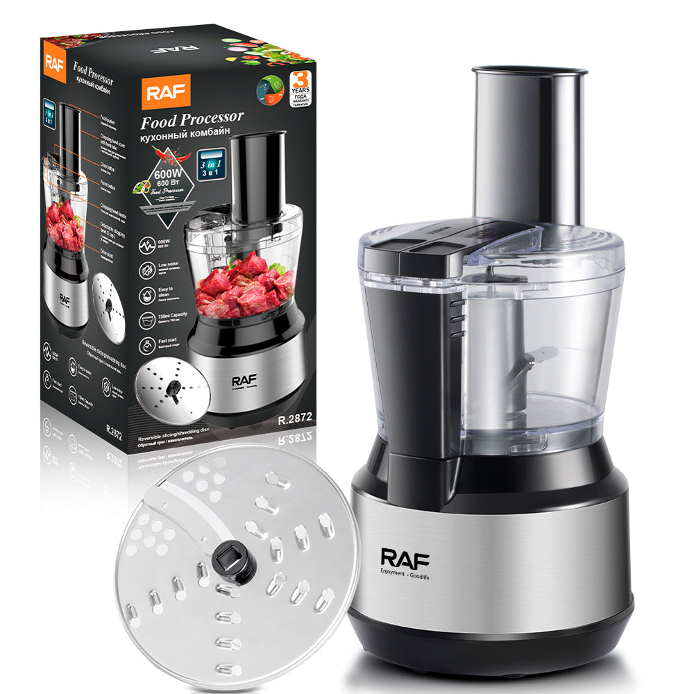 Blender / Mini Robot de Bucătărie RAF R.2872, 600W, 750ml, Multifuncțional