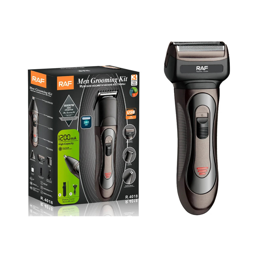 Aparat de Ras Electric RAF R.4018 - tehnologie avansata, Trimmer integration, Incarcare Type-C