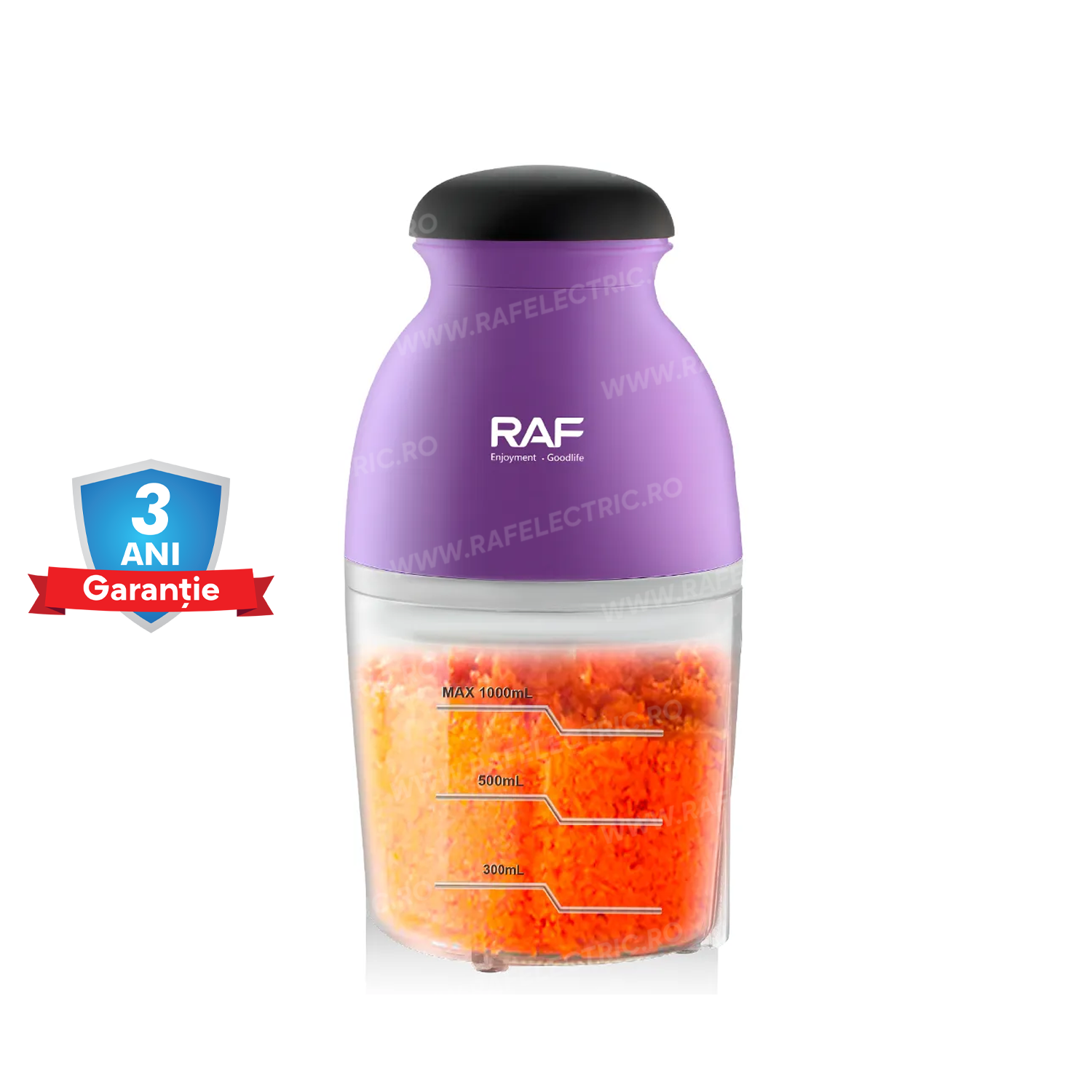 Ηλεκτρικός Κόφτης και Μύλος Τροφίμων RAF 332 2in1, Χωρητικότητα 1L