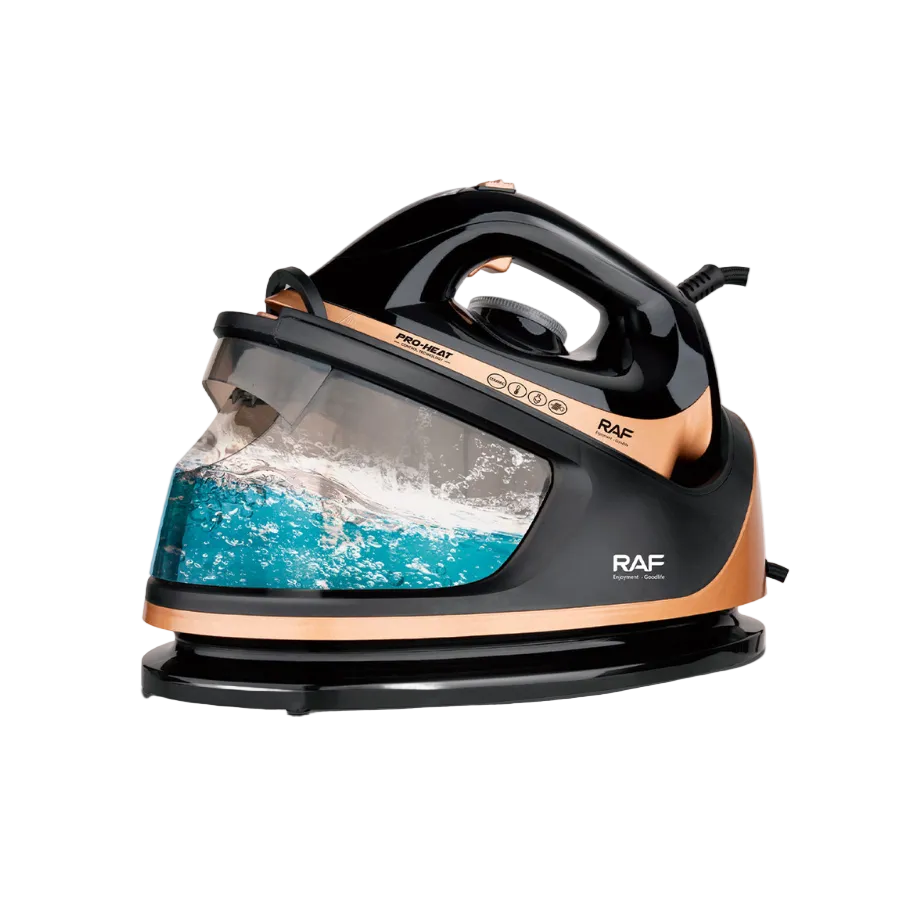 Fier De Calcat Vertical Cu Aburi RAF 1352 – Rezervor 1100ml, Functie Anti-Picurare, 2600W