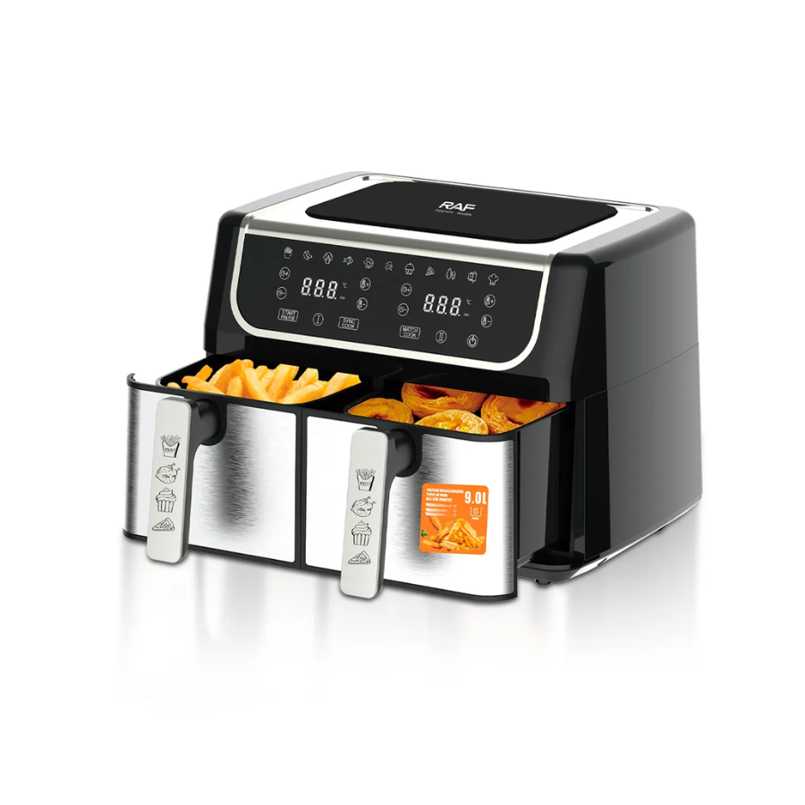 Air Fryer RAF 5262 - Friteuza cu Aer Cald, Fara Ulei, Capacitate 9L, 1700W