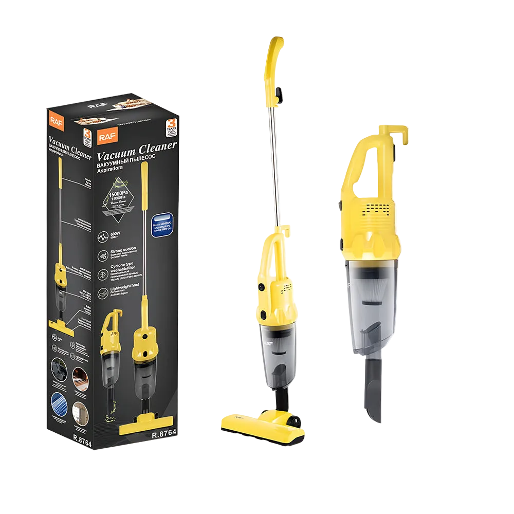 Aspirator Electric 2-în-1 RAF R.8764, 600W, Handheld & Vertical, Fără Sac