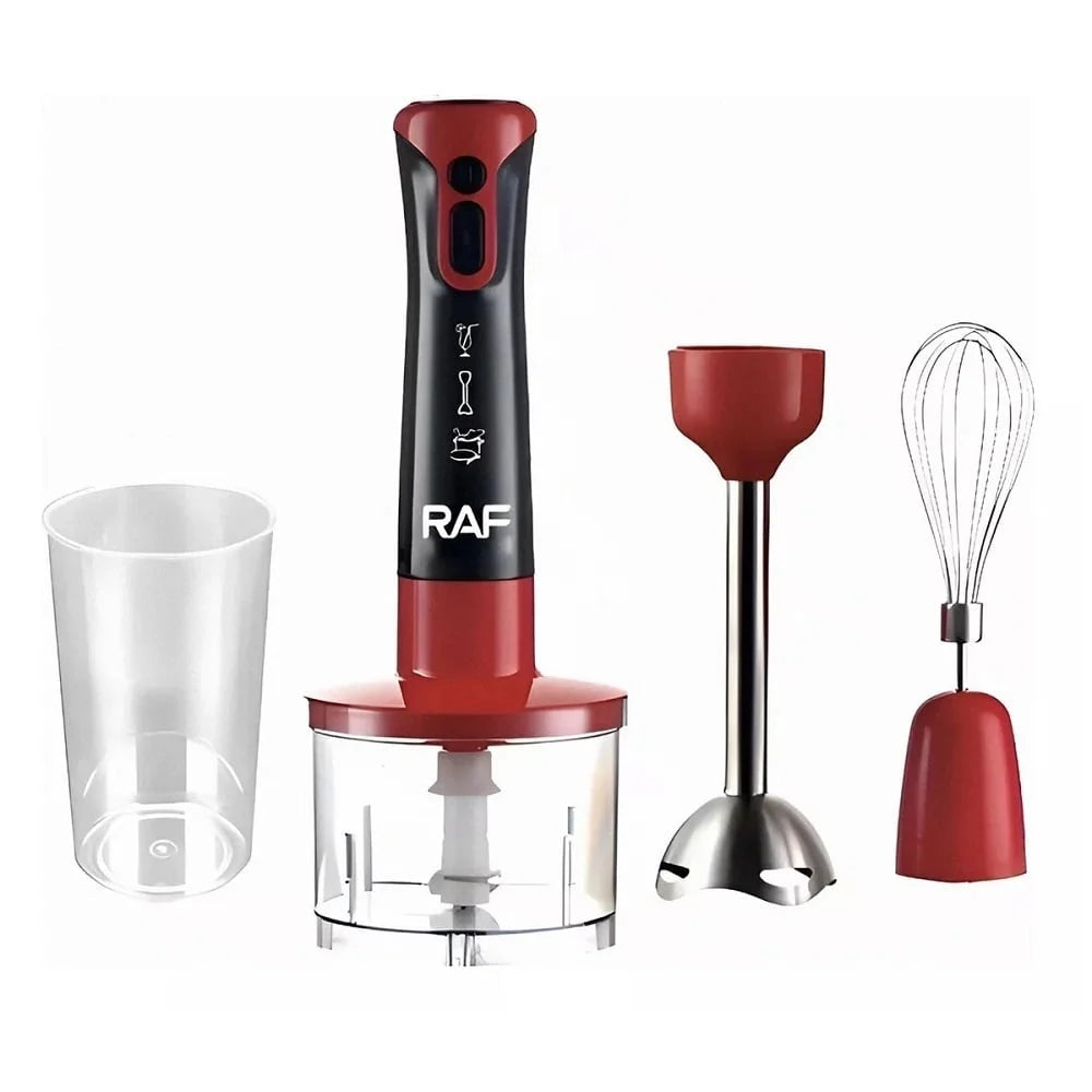 Blender de mana RAF R.293R, 600 W cu Turbo Boost